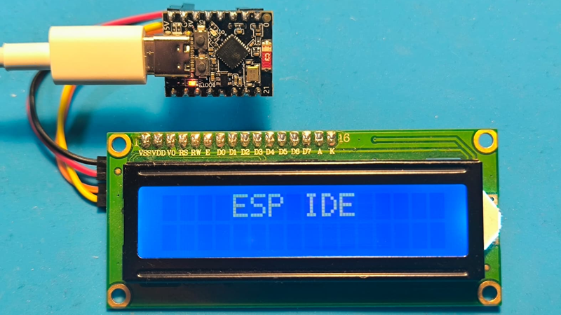 Náhled: Ovládání textového LCD přes I2C