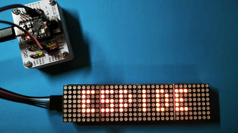 Náhled: MAX7219 LED Matice