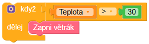 příklad kódu podmínky větší porovnani vetsi